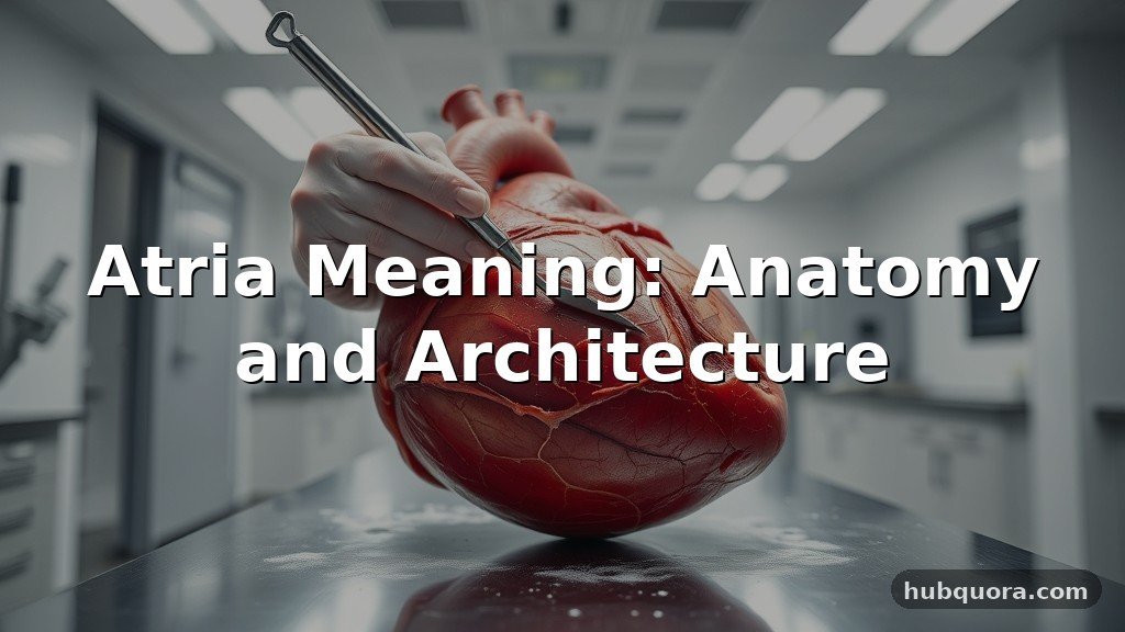 Atria Meaning: Anatomy and Architecture