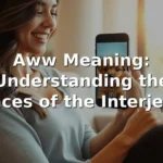 aww meaning