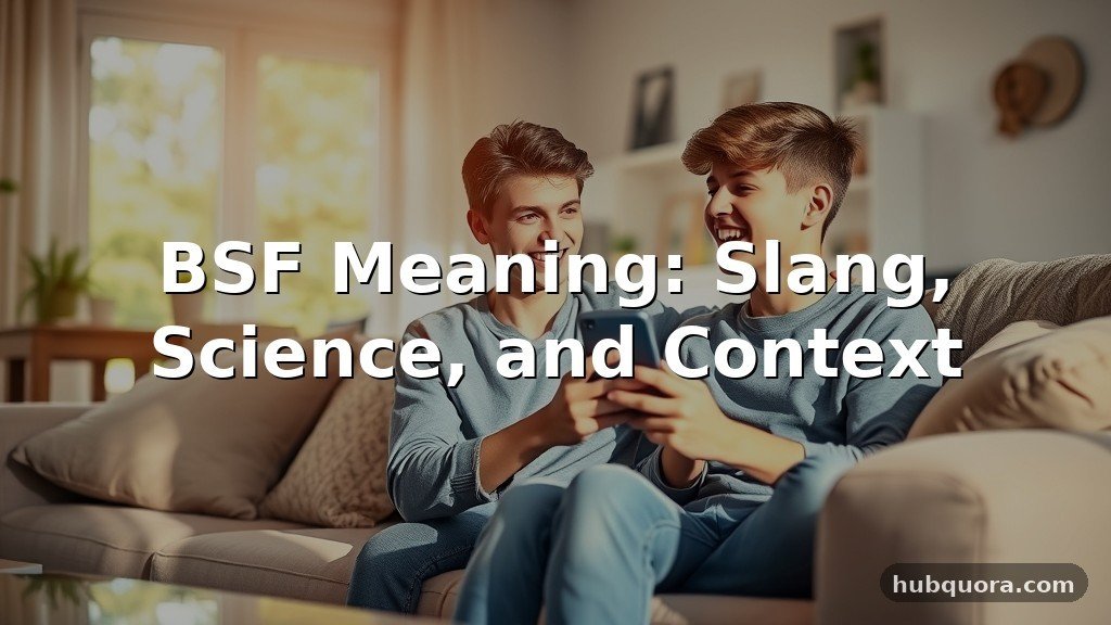 BSF Meaning: Slang, Science, and Context