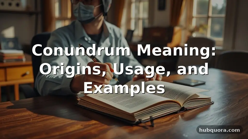conundrum meaning