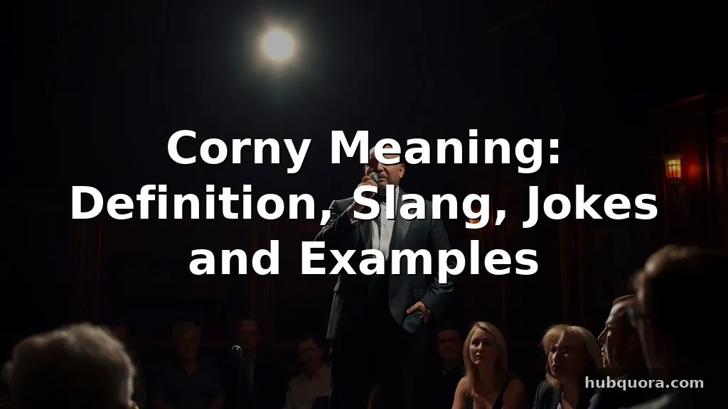 corny meaning