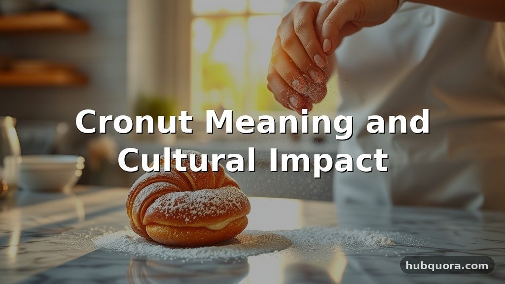 Cronut Meaning and Cultural Impact