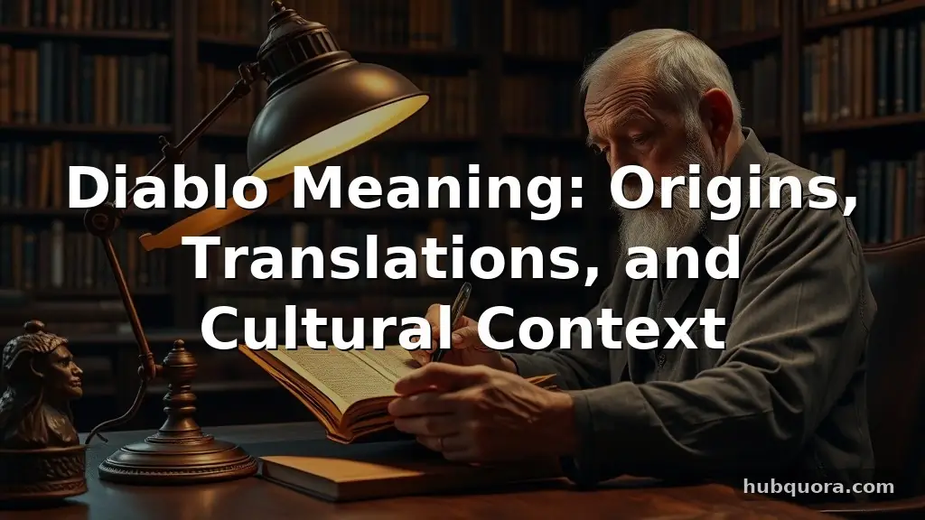 diablo meaning