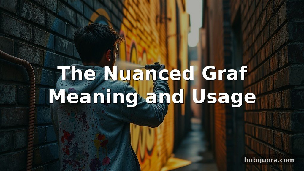The Nuanced Graf Meaning and Usage