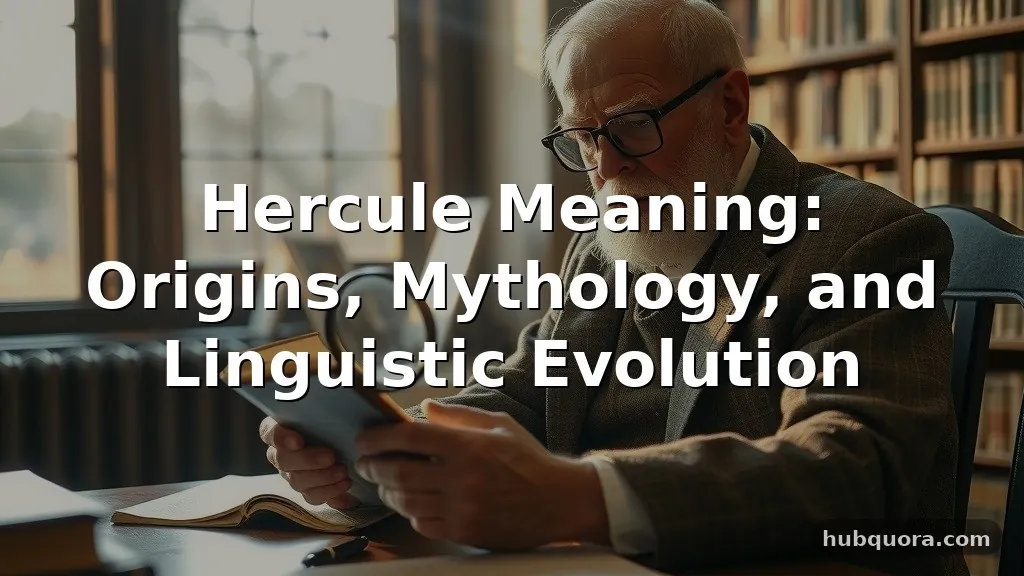 hercule meaning