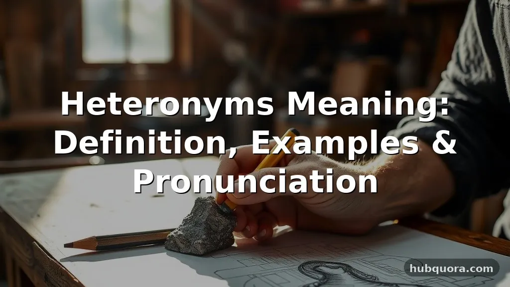 heteronyms meaning