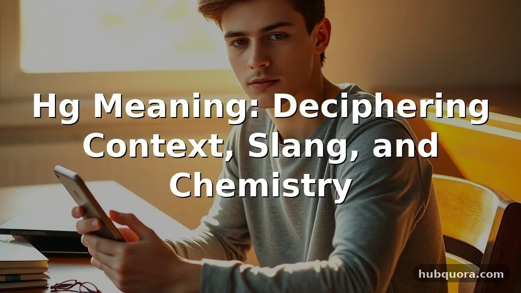 hg meaning