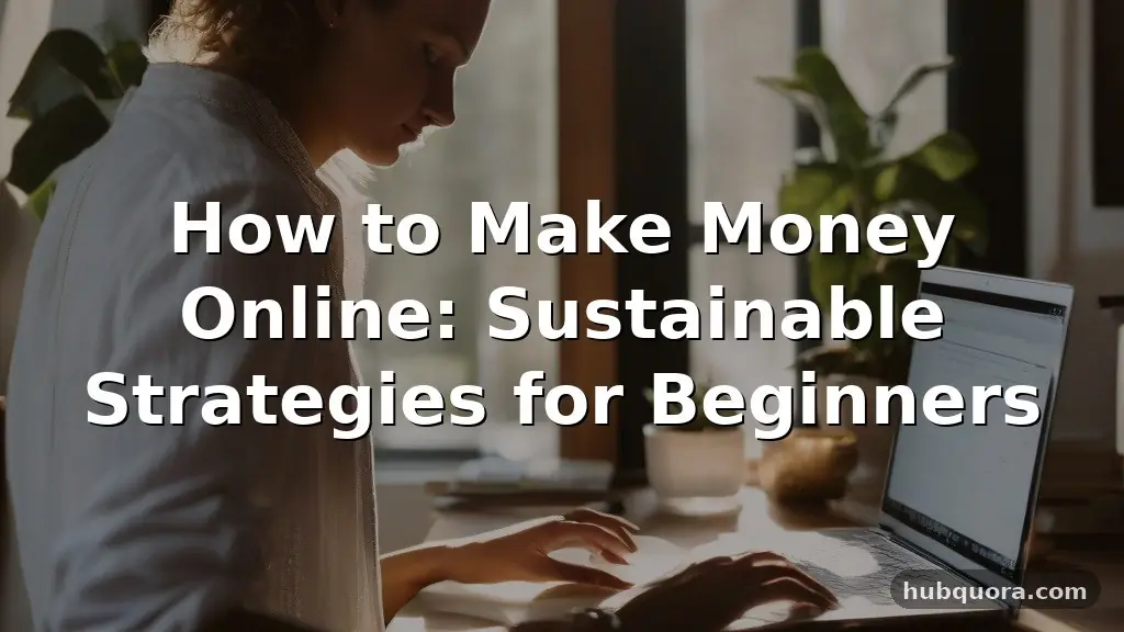 how to make money online