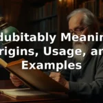 indubitably meaning