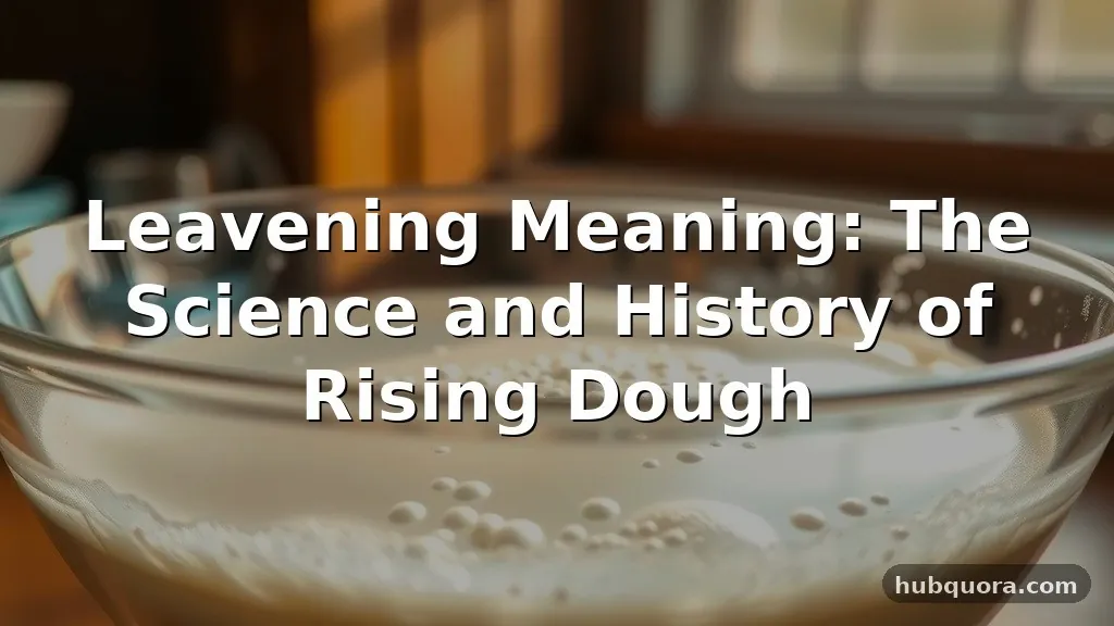 leavening meaning