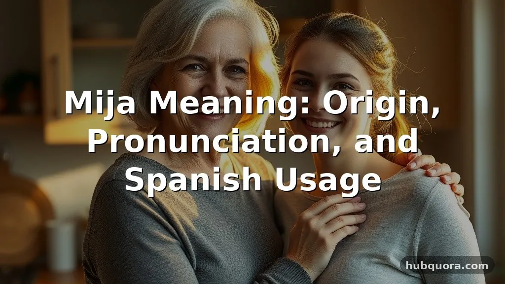 mija meaning