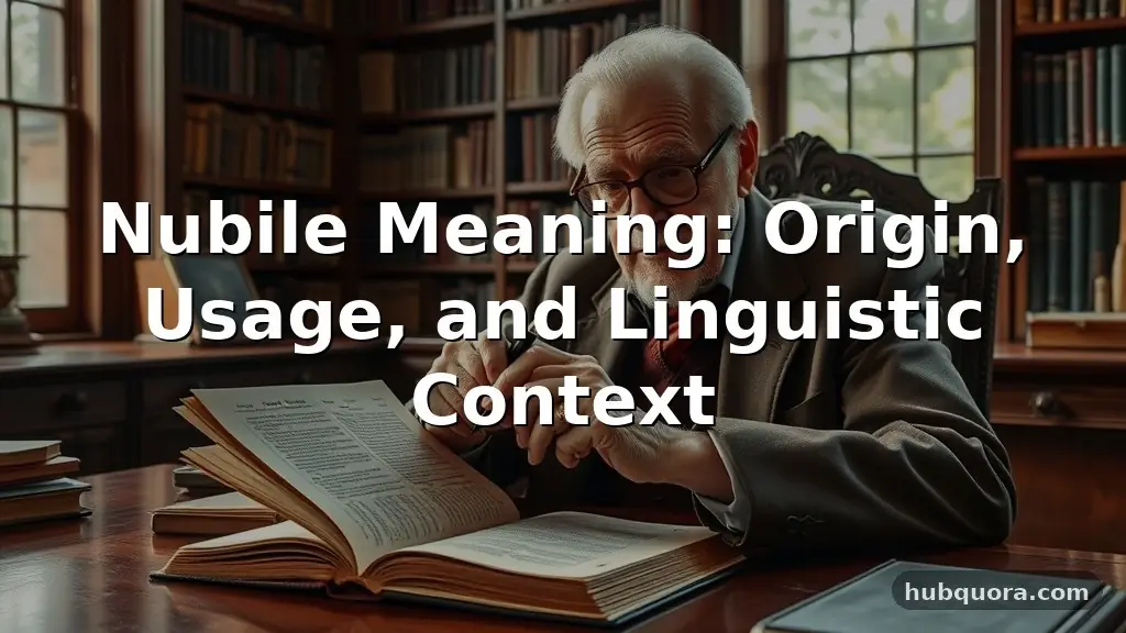 nubile meaning