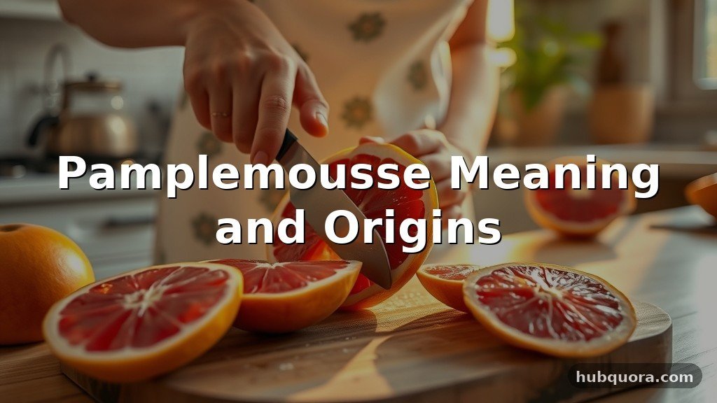 Pamplemousse Meaning and Origins
