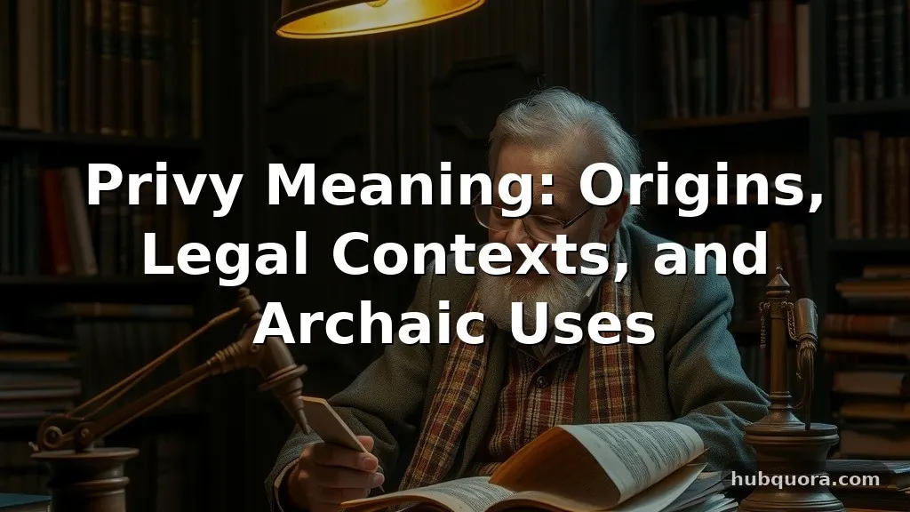 privy meaning