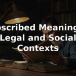Proscribed Meaning in Legal and Social Contexts