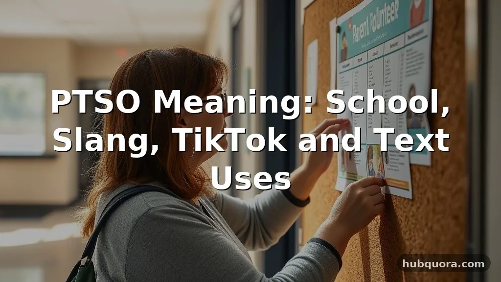 ptso meaning