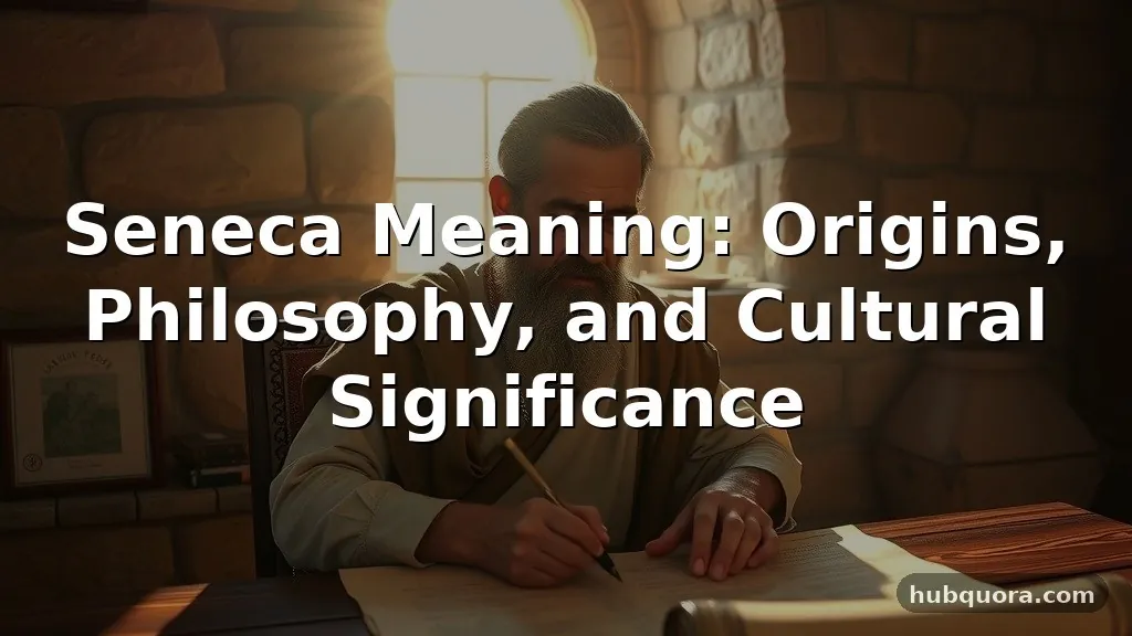 seneca meaning