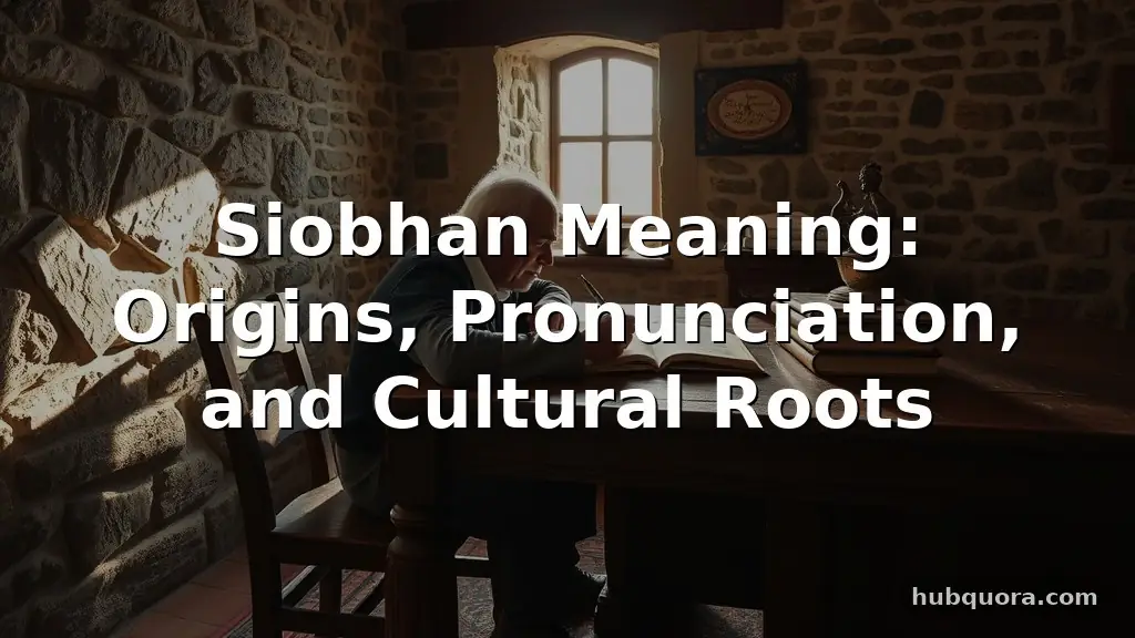 siobhan meaning