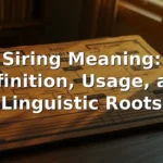 siring meaning