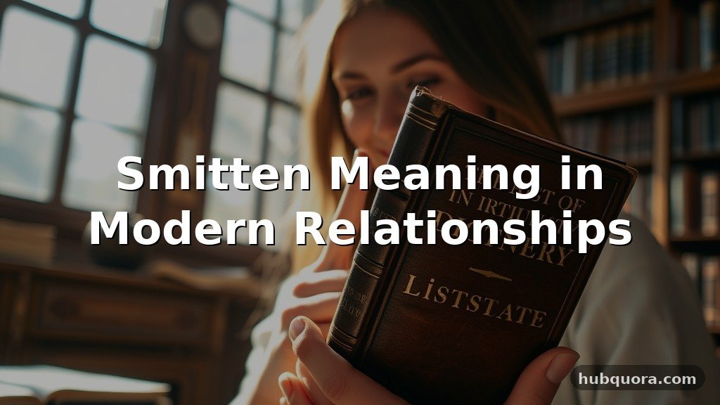 Smitten Meaning in Modern Relationships