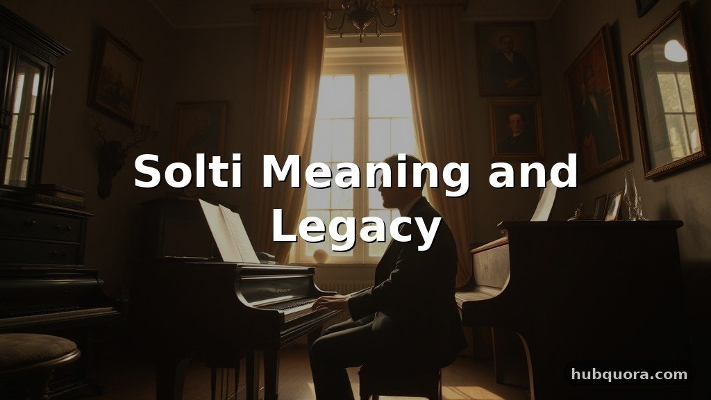 Solti Meaning and Legacy