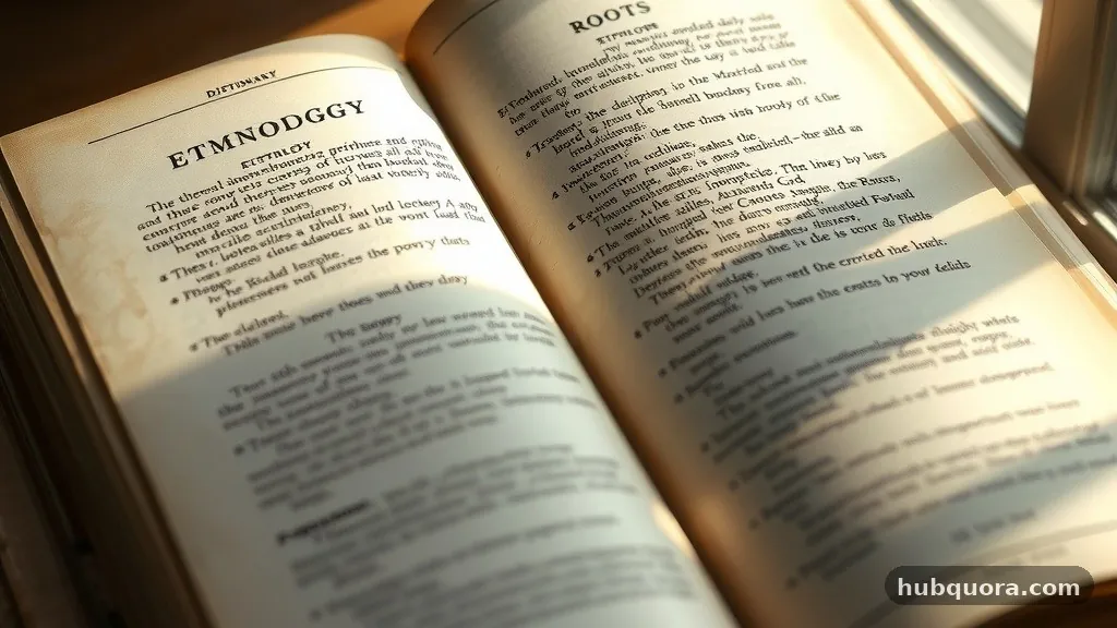 The Etymological Roots and Evolution - indeed meaning