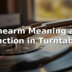 Tonearm Meaning and Function in Turntables