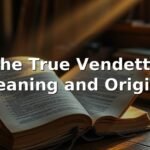 The True Vendetta Meaning and Origins