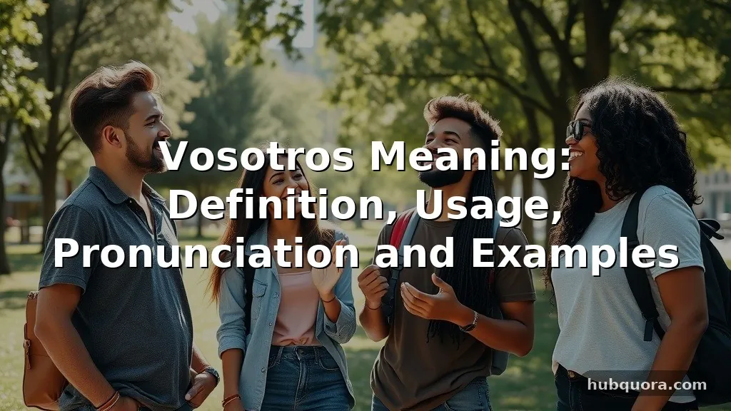 vosotros meaning