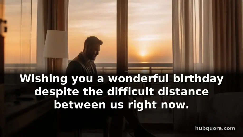 Best whatsapp birthday wishes for wife when you are traveling separately