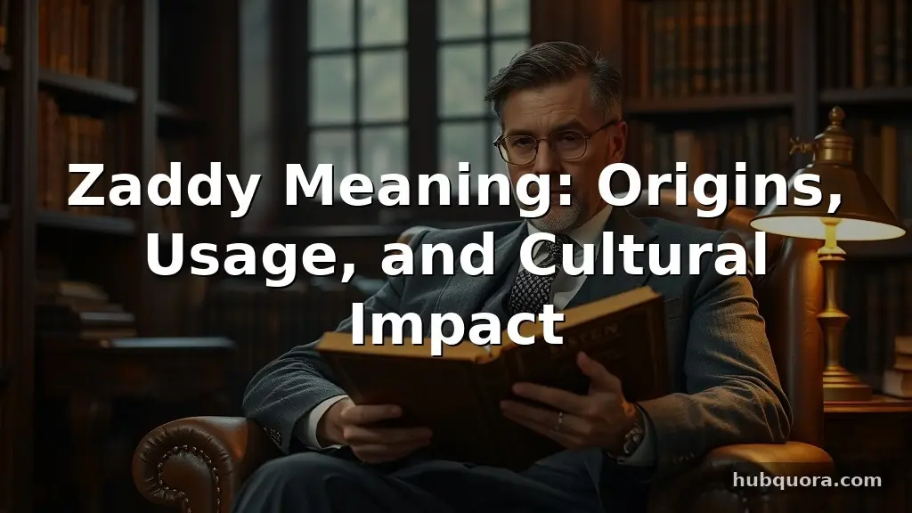 zaddy meaning