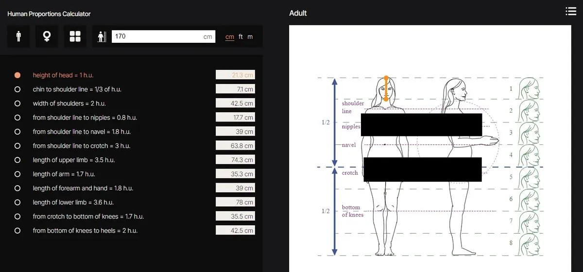 Analyzing Physical Metrics and Proportions - dave register height